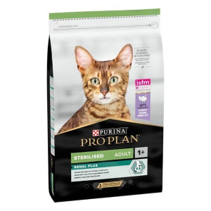 PRO PLAN CAT STERILISED RENAL TURKEY sausā barība kaķiem Tītars 10kg